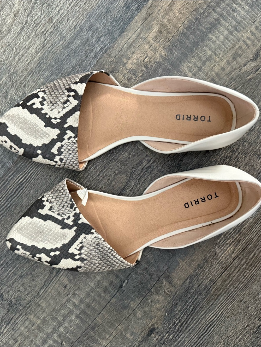 Torrid Snake-Print Flats
